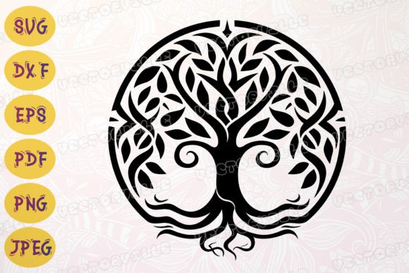 Download Tree with Roots SVG Family Botanic Decal - Botanic Collection
