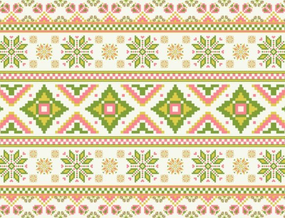 Download Ethnic Floral Embroidery Pattern - Premium Resources