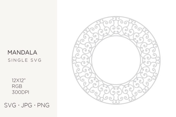 Download Ornate Mandala, Svg Graphic Artwork - Ornate mandala Collection