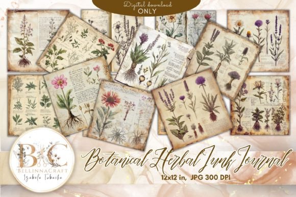 Download Vintage Botanical Herbal Junk Journal - Botanic Collection