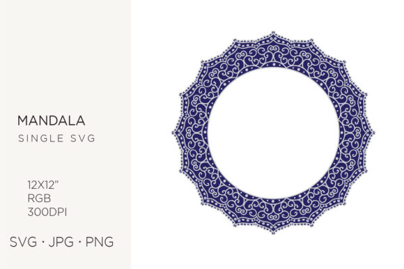 Download Ornate Mandala, Svg Graphic Artwork - Ornate mandala Collection
