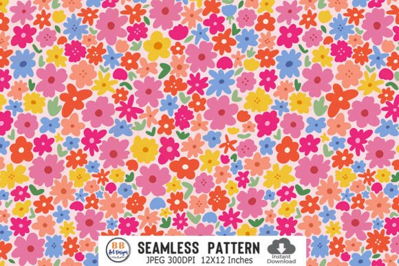 Download Seamless Floral Pattern JPG Flower Paper - Floral pattern Collection