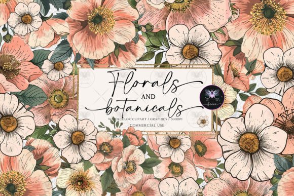 Download Botanical Floral Clipart Set - Botanic Collection